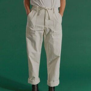 IJJI Studio Natural Canvas Work Pants Unisex XS